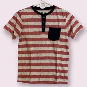 P.S. by Aeropostale Boys Short Sleeve Quarter Button Tee Shirt